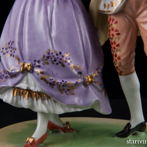 Романтическая пара, Carl Thieme, Германия, нач. - сер. 20 века