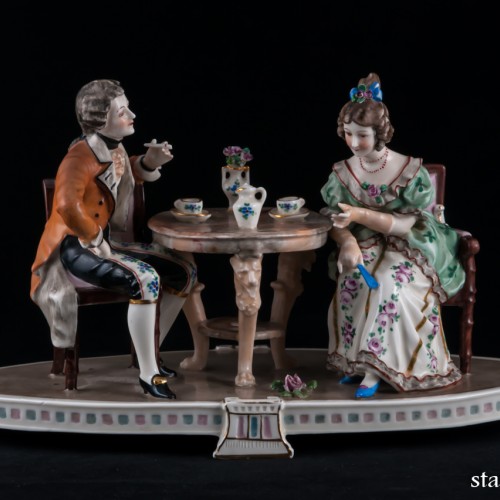За чашкой чая, Дрезден, Германия, сер. 20 в