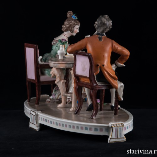 За чашкой чая, Дрезден, Германия, сер. 20 в