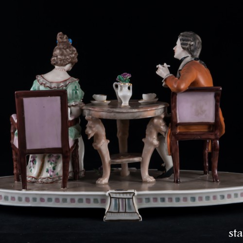 За чашкой чая, Дрезден, Германия, сер. 20 в