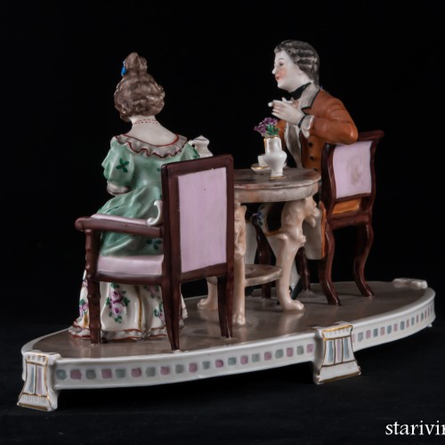 За чашкой чая, Дрезден, Германия, сер. 20 в