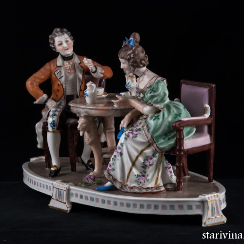 За чашкой чая, Дрезден, Германия, сер. 20 в