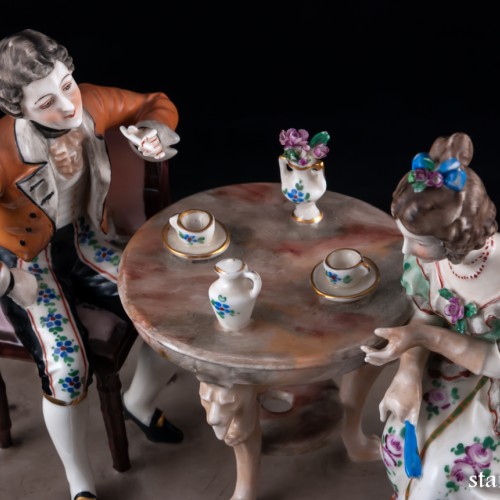 За чашкой чая, Дрезден, Германия, сер. 20 в