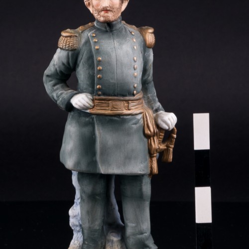 Фигурка из фарфора Генерал-майор армии США в форме 1871 года, Lefton, Япония, вт. пол. 20 в.