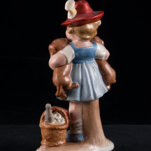 Девочка с двумя щенками, Wagner & Apel, Германия, до 1949 г