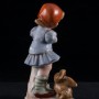 Девочка с куклой и кроликом, Wagner & Apel, Германия, до 1949 г