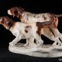 Две охотничьих собаки, Schafer & Vater, Германия, 1890-1927 гг