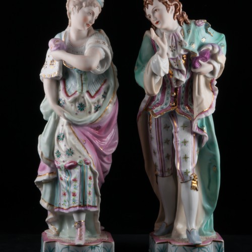 Пара на маскараде, Франция, кон. 19 в