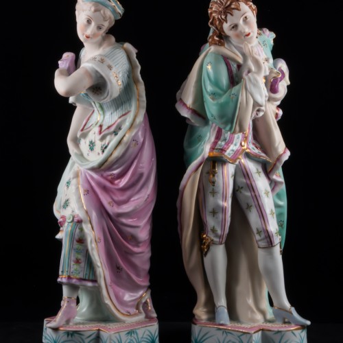 Пара на маскараде, Франция, кон. 19 в