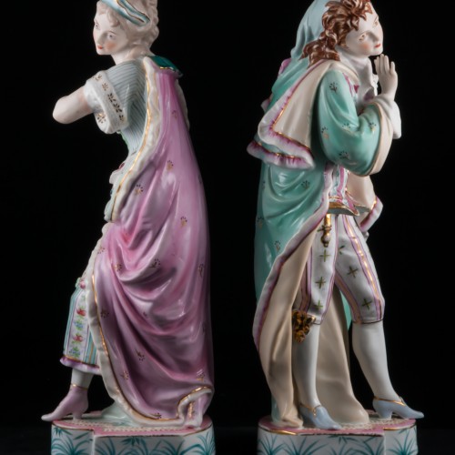 Пара на маскараде, Франция, кон. 19 в