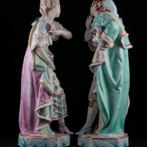 Пара на маскараде, Франция, кон. 19 в