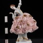 Танцующая девушка в кружевном платье, Muller & Co, Германия, нач. 20 в