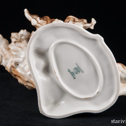 Играющие длинношерстные таксы, Hutschenreuther, Германия, 1938-55 гг