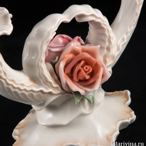 Двухрожковый подсвечник, канделябр, Karl Ens, Германия, 1920-30 гг