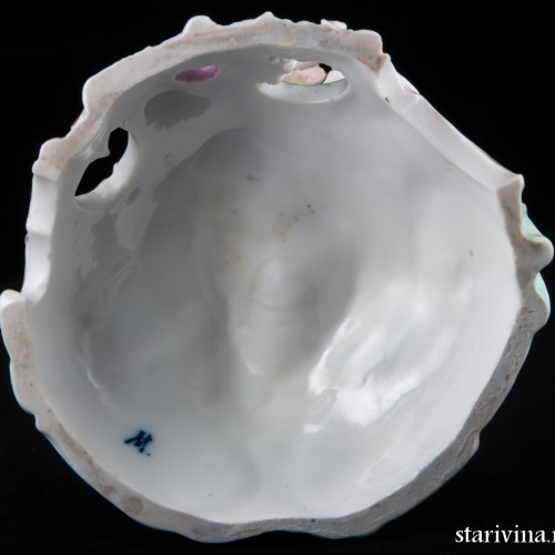 Подсвечник "Девушка в кружевном платке", E. A. Muller, Германия, 19 в