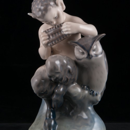 Фавн с совой, Royal Copenhagen, Дания, 1967 г