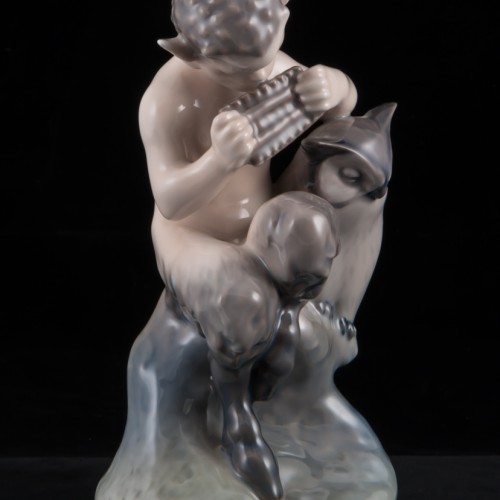 Фавн с совой, Royal Copenhagen, Дания, 1967 г
