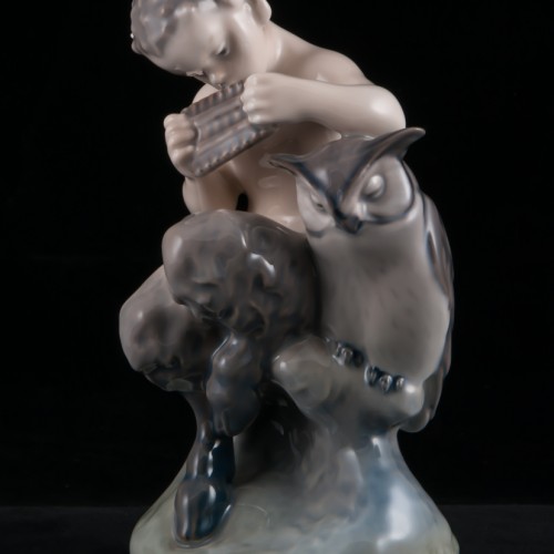 Фавн с совой, Royal Copenhagen, Дания, 1967 г