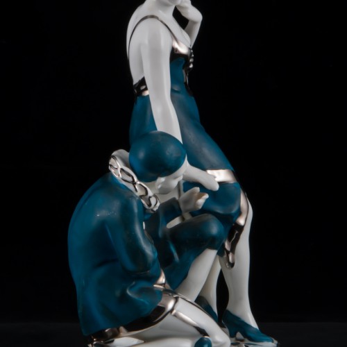 Пьеро с девушкой, Дрезден, Германия, нач. 20 в