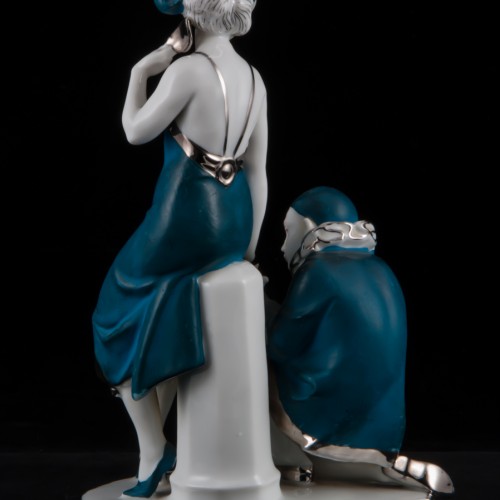 Пьеро с девушкой, Дрезден, Германия, нач. 20 в