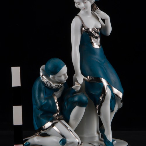 Пьеро с девушкой, Дрезден, Германия, нач. 20 в