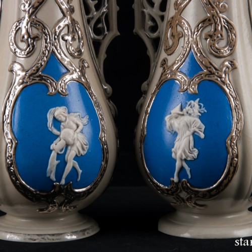 Две вазы, Villeroy & Boch, Германия, 1850 гг