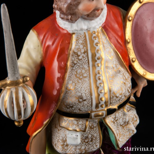 Фальстаф-кавалер с мечем и щитом, Derby, Великобритания, 19 в