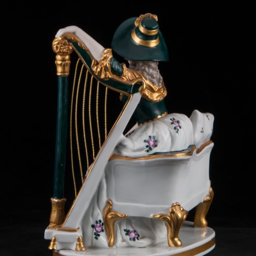 Дама с арфой, Дрезден, Германия, кон. 19 в