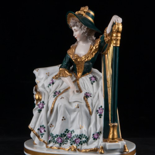 Дама с арфой, Дрезден, Германия, кон. 19 в