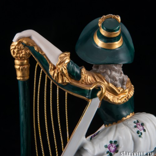 Дама с арфой, Дрезден, Германия, кон. 19 в