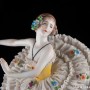 Балерина в классической пачке, кружевная, E. A. Muller, Германия, до 1927 г