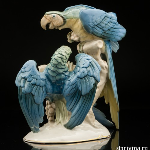 Попугаи ара, Hutschenreuther, Германия, 1938-55 гг