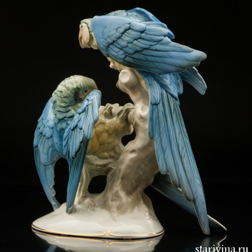 Попугаи ара, Hutschenreuther, Германия, 1938-55 гг