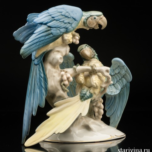 Попугаи ара, Hutschenreuther, Германия, 1938-55 гг