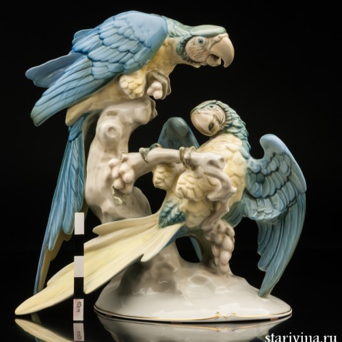Попугаи ара, Hutschenreuther, Германия, 1938-55 гг