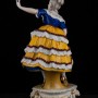 Танцовщица в сине-желтом платье, E. A. Muller, Германия, до 1927 г