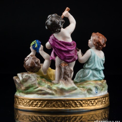 Путти с музыкальными инструментами, Volkstedt, Германия