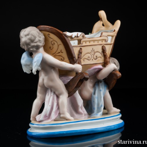 Ангелочки с колыбелью, Scheibe-Alsbach, Германия, 19 в