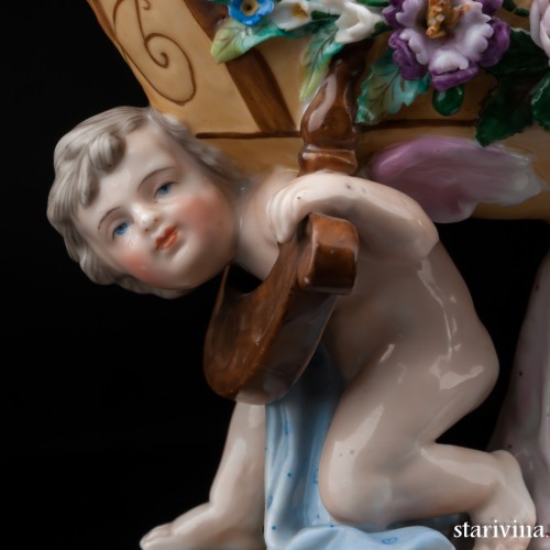 Ангелочки с колыбелью, Scheibe-Alsbach, Германия, 19 в