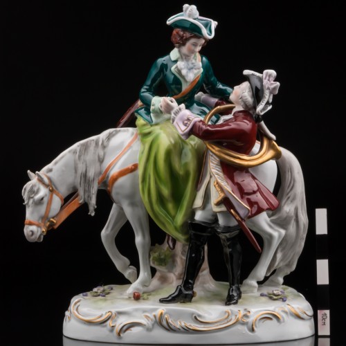 Пара на охоте, Scheibe-Alsbach, Германия, сер. 20 в