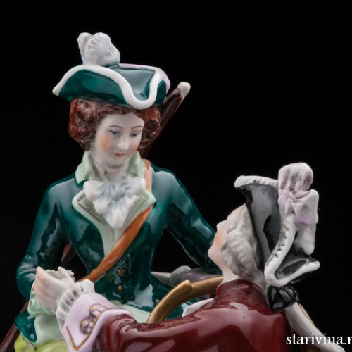 Пара на охоте, Scheibe-Alsbach, Германия, сер. 20 в