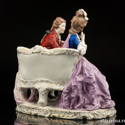 Пара на диване, Ernst Bohne Sohne, Германия, сер. 20 в