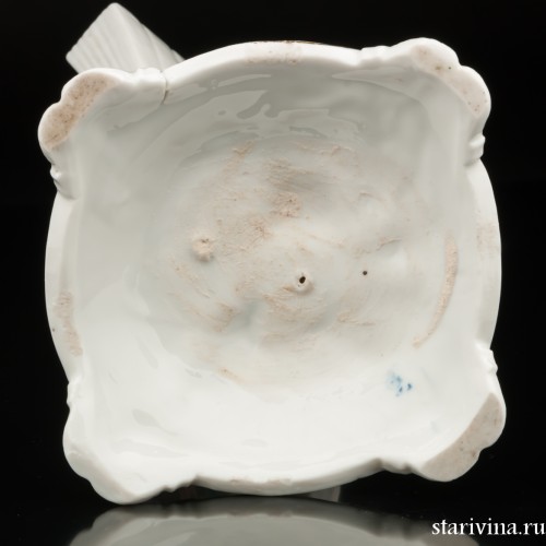 Путти с веером, салфетница, Unger, Schneider & Cie, Германия, 19 в