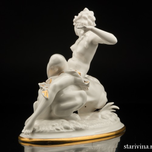 Ариадна (обнаженная на пантере), Hutschenreuther, Германия, 1928-38 гг