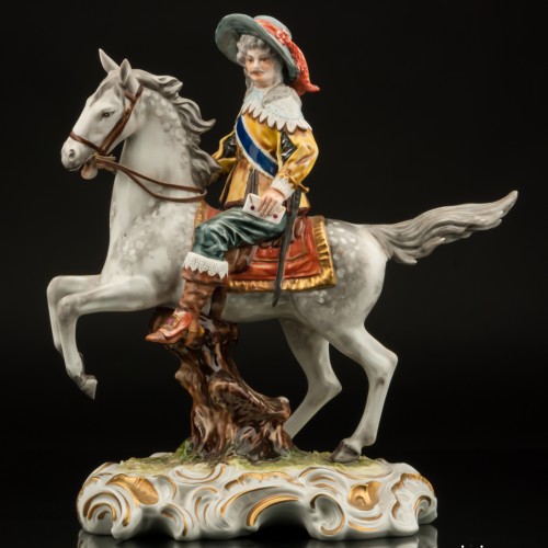 Арамис (кавалер с письмом на коне), Unterweissbach, Германия, 1960 гг