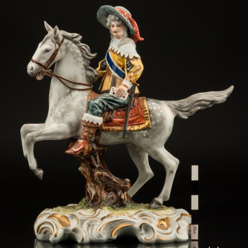 Арамис (кавалер с письмом на коне), Unterweissbach, Германия, 1960 гг