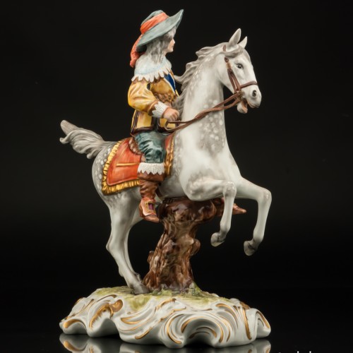 Арамис (кавалер с письмом на коне), Unterweissbach, Германия, 1960 гг