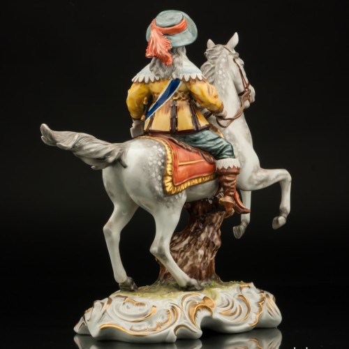 Арамис (кавалер с письмом на коне), Unterweissbach, Германия, 1960 гг