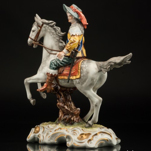 Арамис (кавалер с письмом на коне), Unterweissbach, Германия, 1960 гг