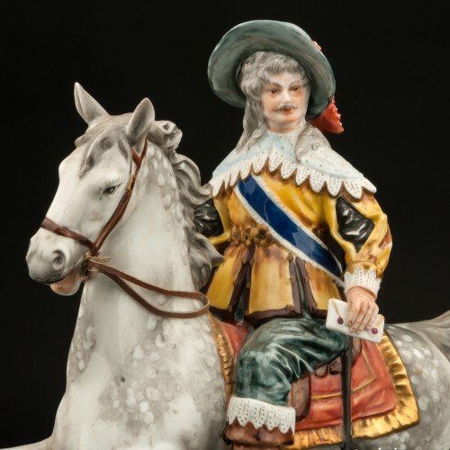 Арамис (кавалер с письмом на коне), Unterweissbach, Германия, 1960 гг